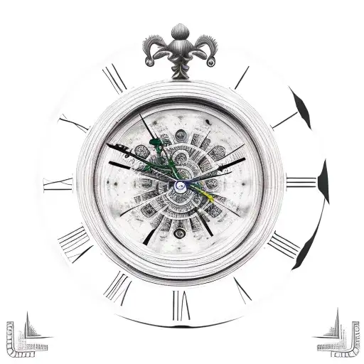 Town Clock With Hanged Dead Bodies