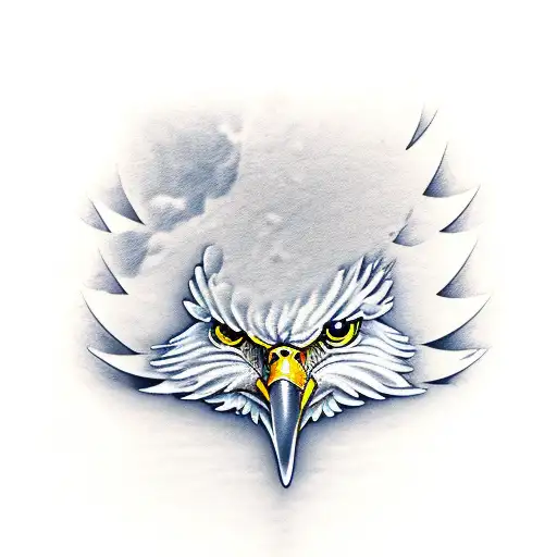 Eagle Holding Poker Cards