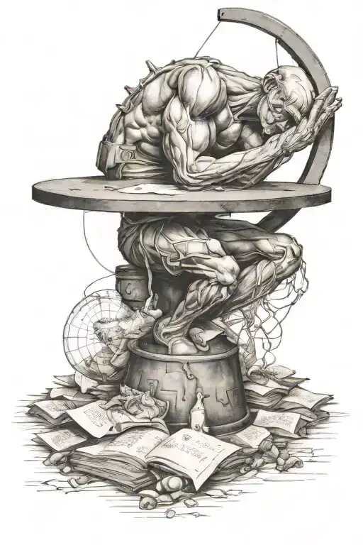 Atlas Resting On The World