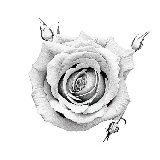 Rose And Lil Of The Valley Flower