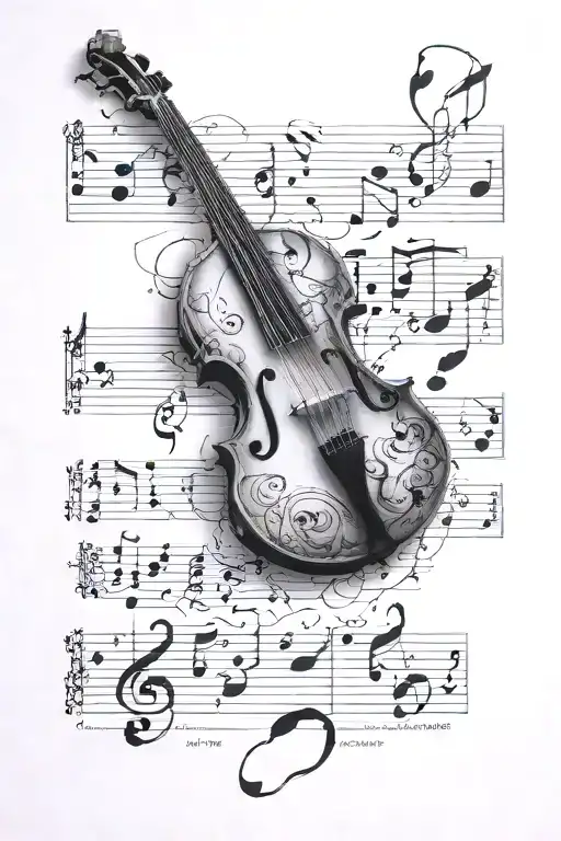 Greece Style Music Sheet