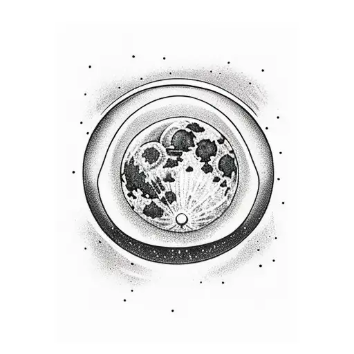 Moon Landscape Rectangle