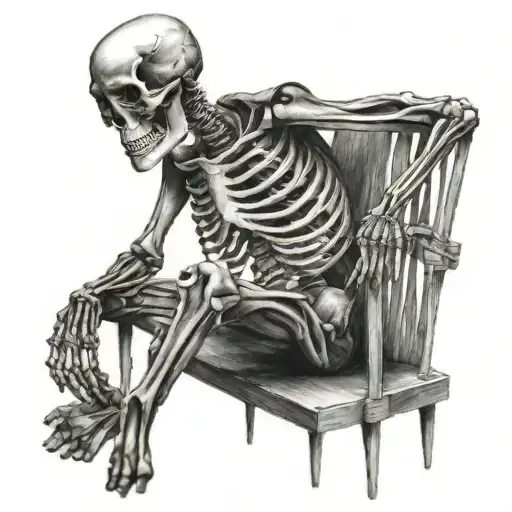 Skeleton Sit Alone
