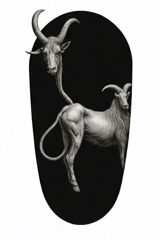 Baphomet Wears A Shirt Standing