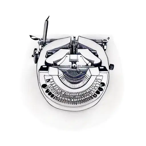 A Typewriter Writing With Love