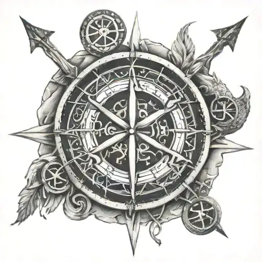 Viking Compass Rune Intertwined