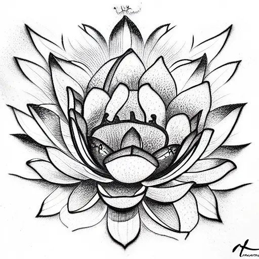 Lotus Flower Upside And Lotus Flower Downside