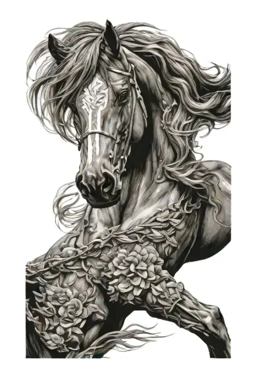 Horse And Eye Sleeve