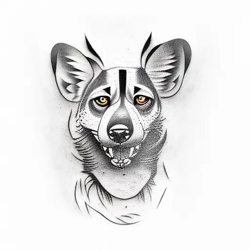 Create A Tattoo Of A African Dog