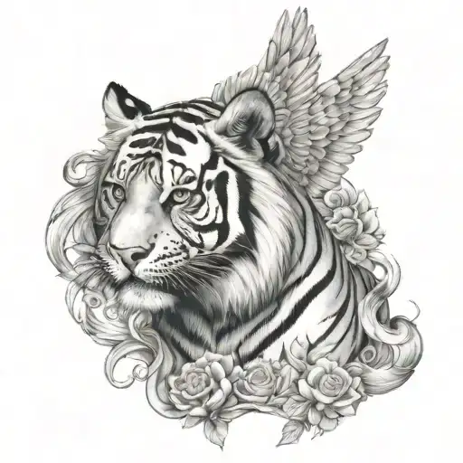 Tiger Feminine Broken Angel