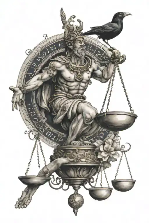 Libra Zodiac Sign Mixed With St Jude Palencar