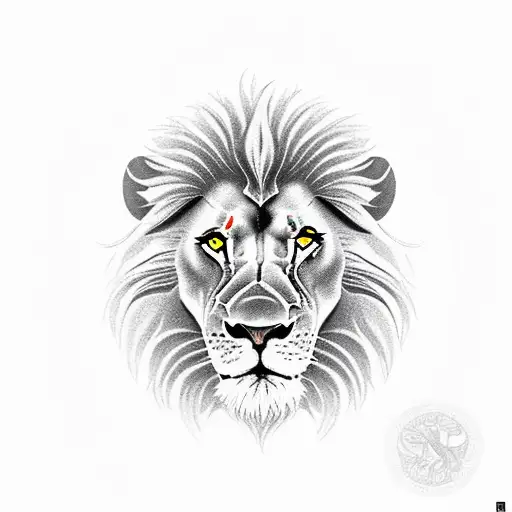 A Lion Roaring In Front Of The Nottingham Forest Stadium