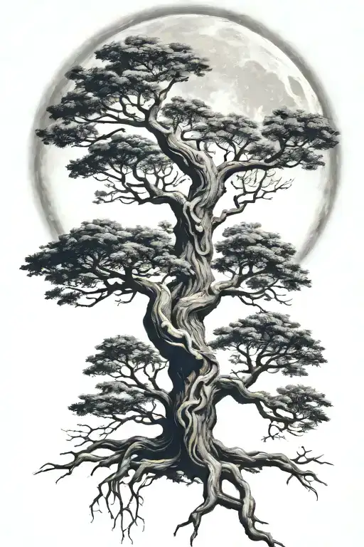 Realistic Full Moon Yggdrasil