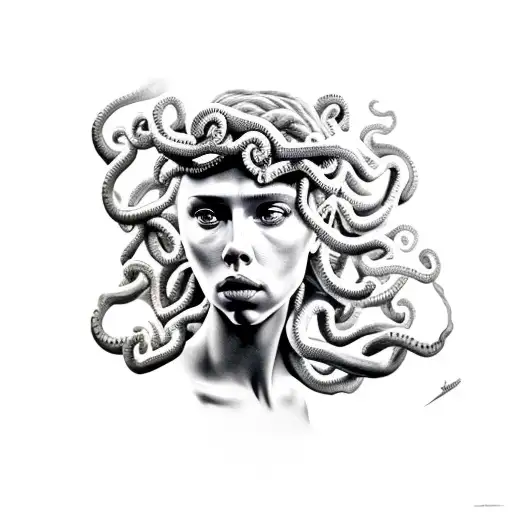 Medusa With Scarlet Johansson Pretty