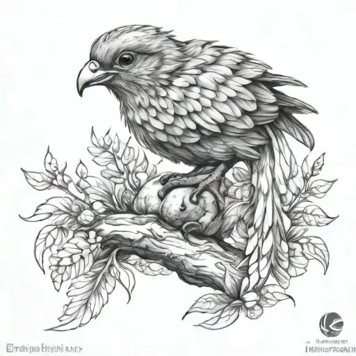 Phoenix Hatchling Young Bird