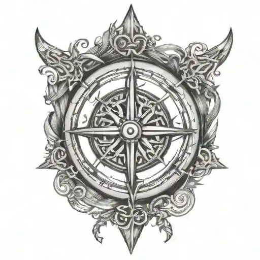 Viking Compass Rune Intertwined