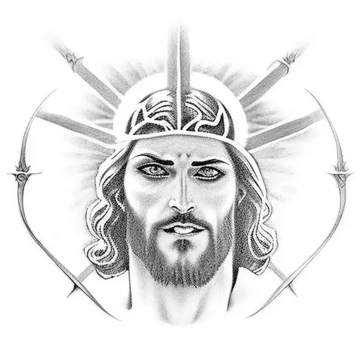 Jesus Killing Satana