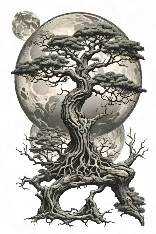 Realistic Full Moon Yggdrasil