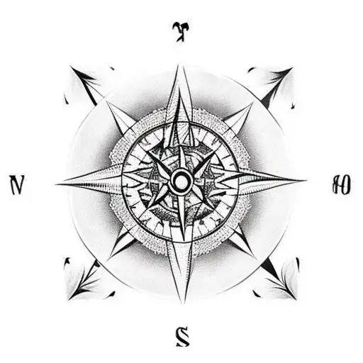 Full Sleeve With Compass And Playing Cards And Roses