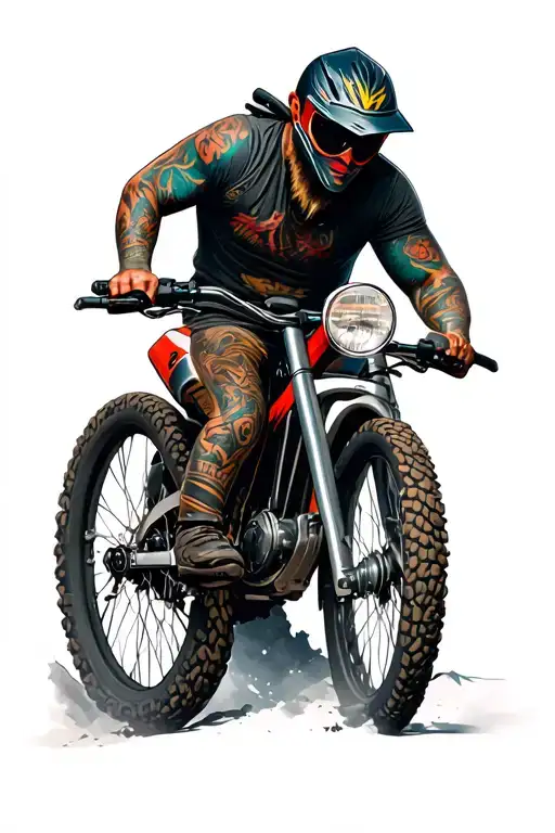 A Moutainbiker
