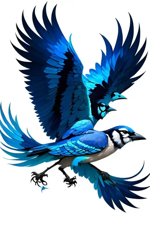 Taurus & Blue Jay Turning Into Phoenix Rising