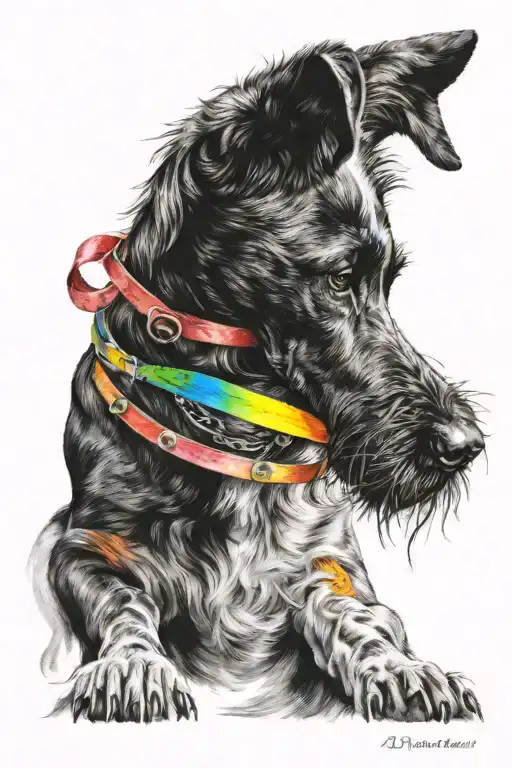 Dog Rainbow Crossing