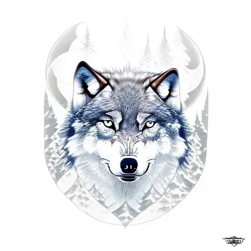 Full Body Wolf In Swedish Forest And Mexican Desert