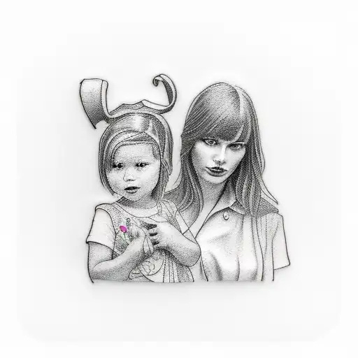 Single Mother And Daughter