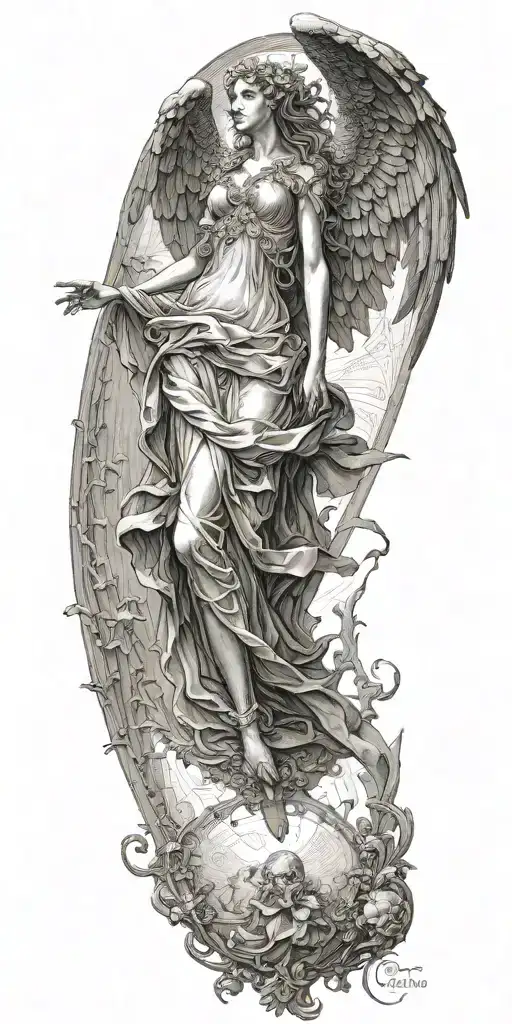 Gustave Dore Death Angel