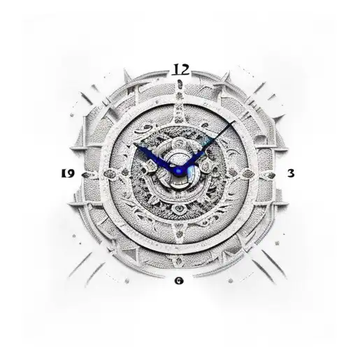 Engel Clock Romeinse Cijfers Stereennacht