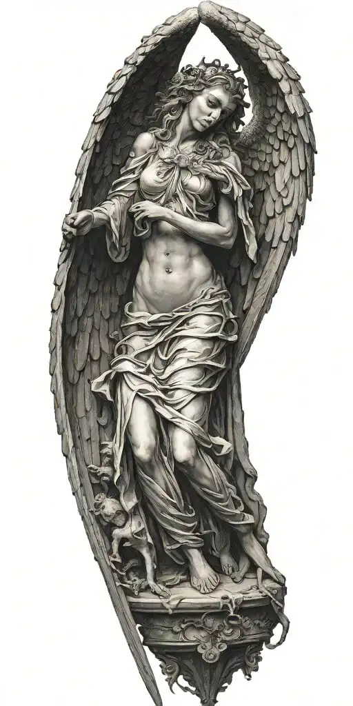 Gustave Dore Death Angel