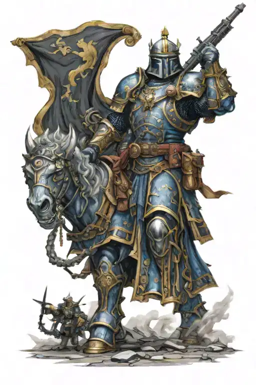 The Emperor Leads The Primarchs Into Battle Warhammer 40K