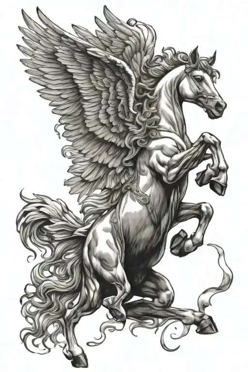 Pegasus Horse Jumping