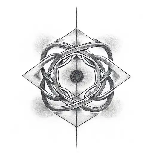 Infinity Symbol With End Word In It