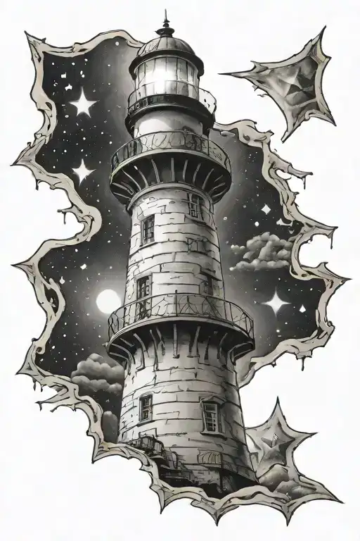 Lighthouse Star Eyes Ladder