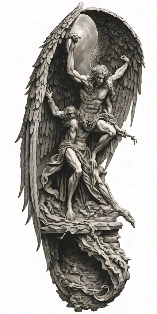 Gustave Dore Lucifer Fallen Angel