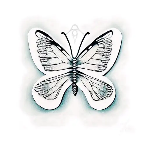 Guitar With A Butterfly And The Names Hayden And Nils