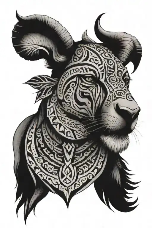 Animal And Tribal Inspired Design Featuring