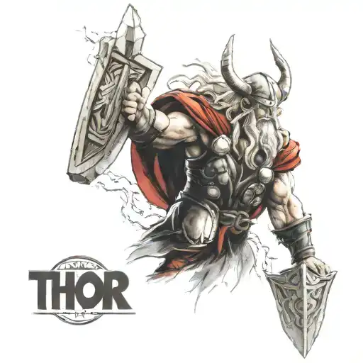 Thor Lightning Odin
