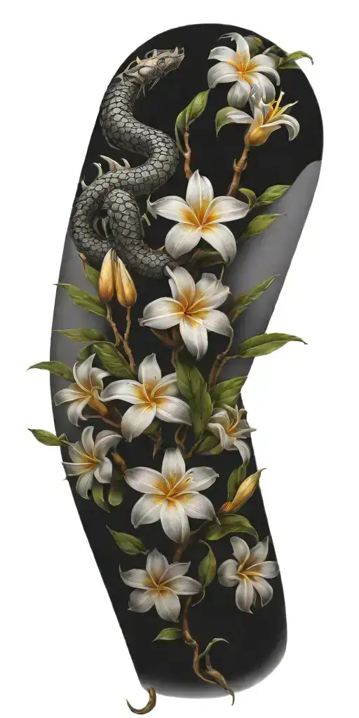 Dragon Coil Plumeria Flowers Growing