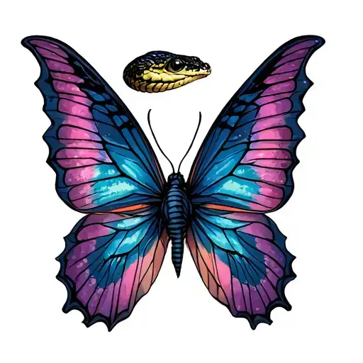 Snake Butterfly Wings