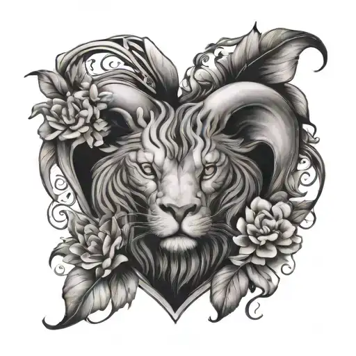 Big Heart With A Medium Heart And A Small Heart With Astrological Sign Cancer Leo And Gemini