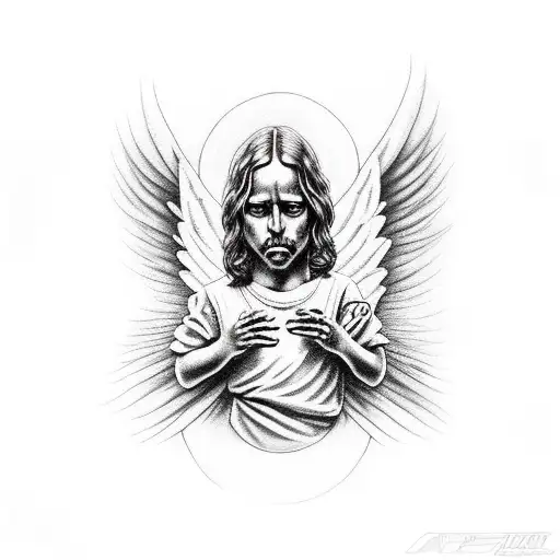 Dark Angel Art Jesus