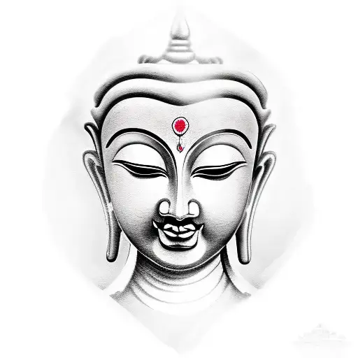 Buddha With Mask