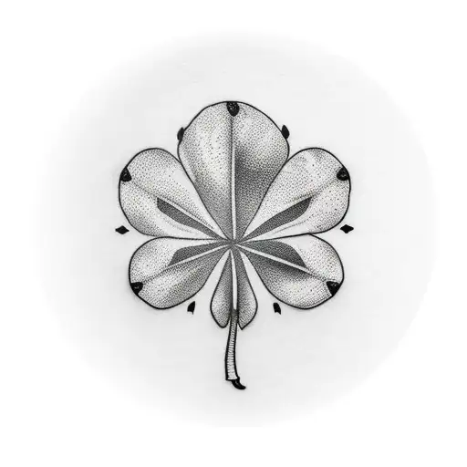 Bull With 4 Leaf Clover