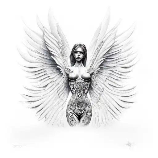 Dark Angel Art Sculpture