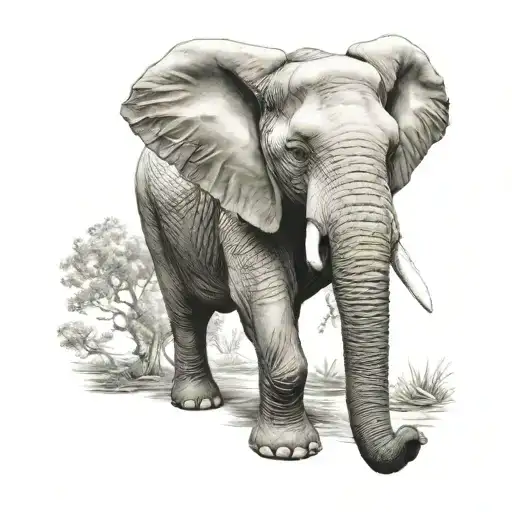 Self Tamed Elephant