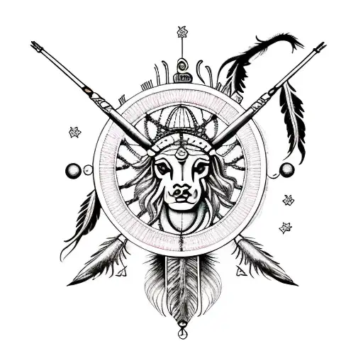 Sagittarius With Dreamcatcher