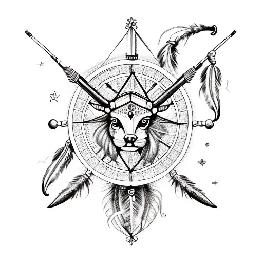 Sagittarius With Dreamcatcher