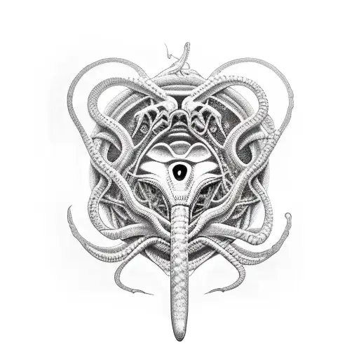 Alien In A Snake Pit